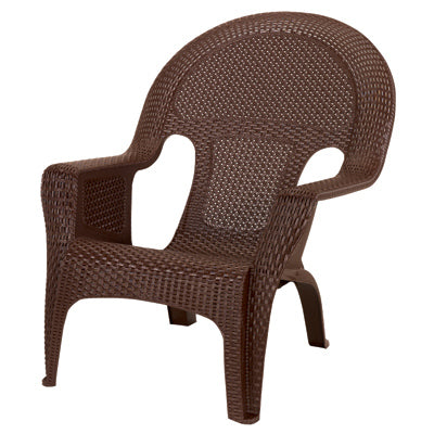 ADAMS MFG CORP, Adams 1 Chaise en résine marron