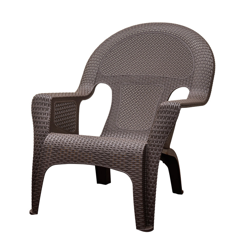 ADAMS MFG CORP, Adams 1 Chaise en résine marron