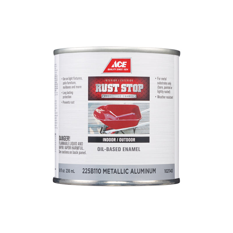 BENJAMIN MOORE - ACE PAINT, Rust Stop Intérieur/Extérieur Aluminium peinture antirouille émail à l'huile 1/2pt (paquet de 6)